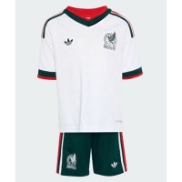 Stroje piłkarskie Meksyk Koszulka Wyjazdowej dla dzieci MŚ 2026 Krótki Rękaw (+ szorty)